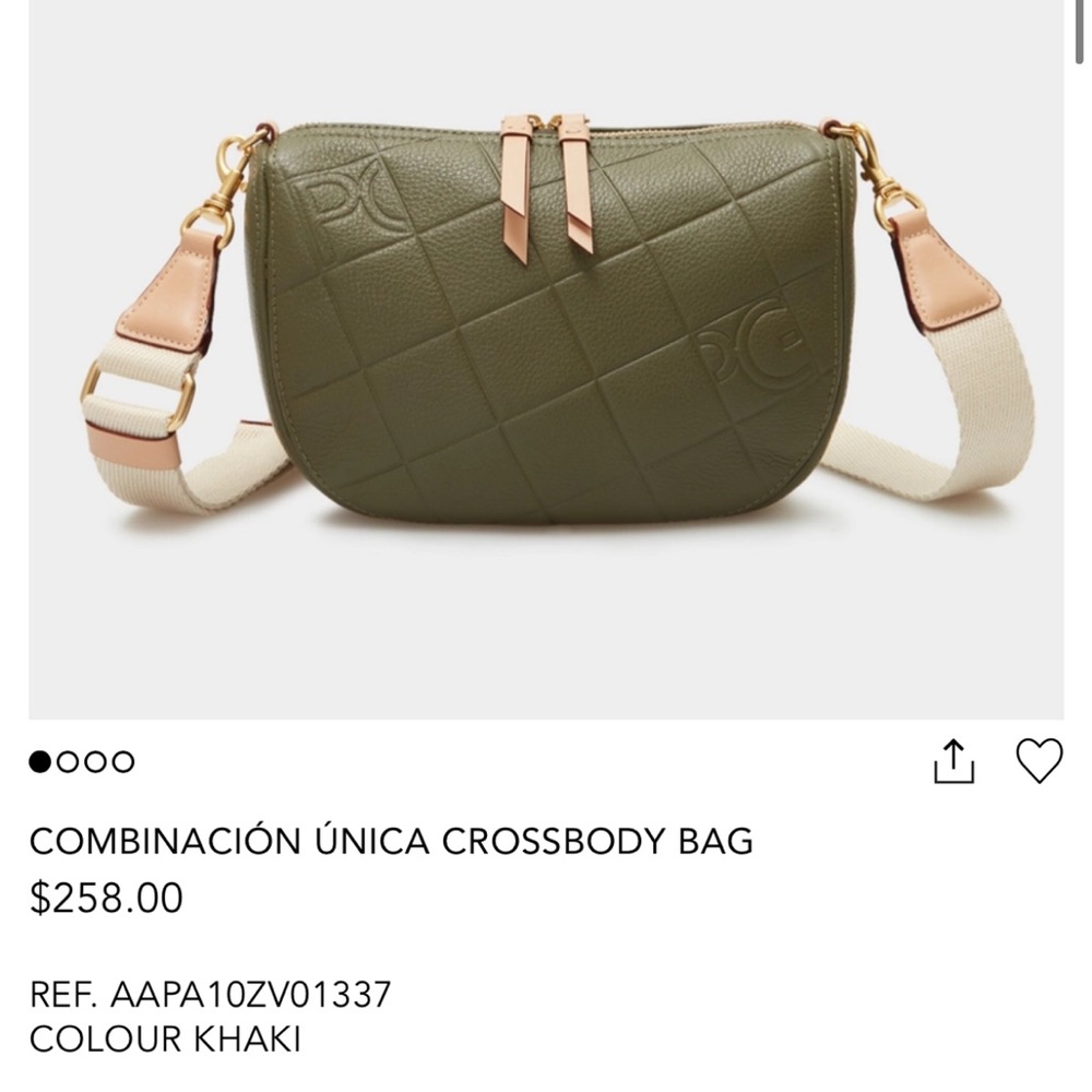 ✨NWT✨Khaki Purification Garcia Crossbody Bag